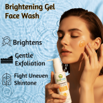 Zenvica Face Wash with Advanced Vitamin C | Gentle Brightening Cleanser with Aloe Vera & Citrus Extracts | 100 ml